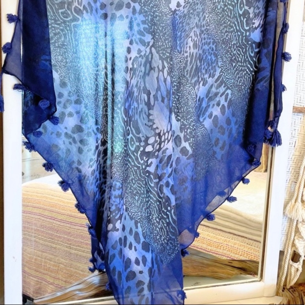Ecoté Urban Outfitters Embellished Square Scarf